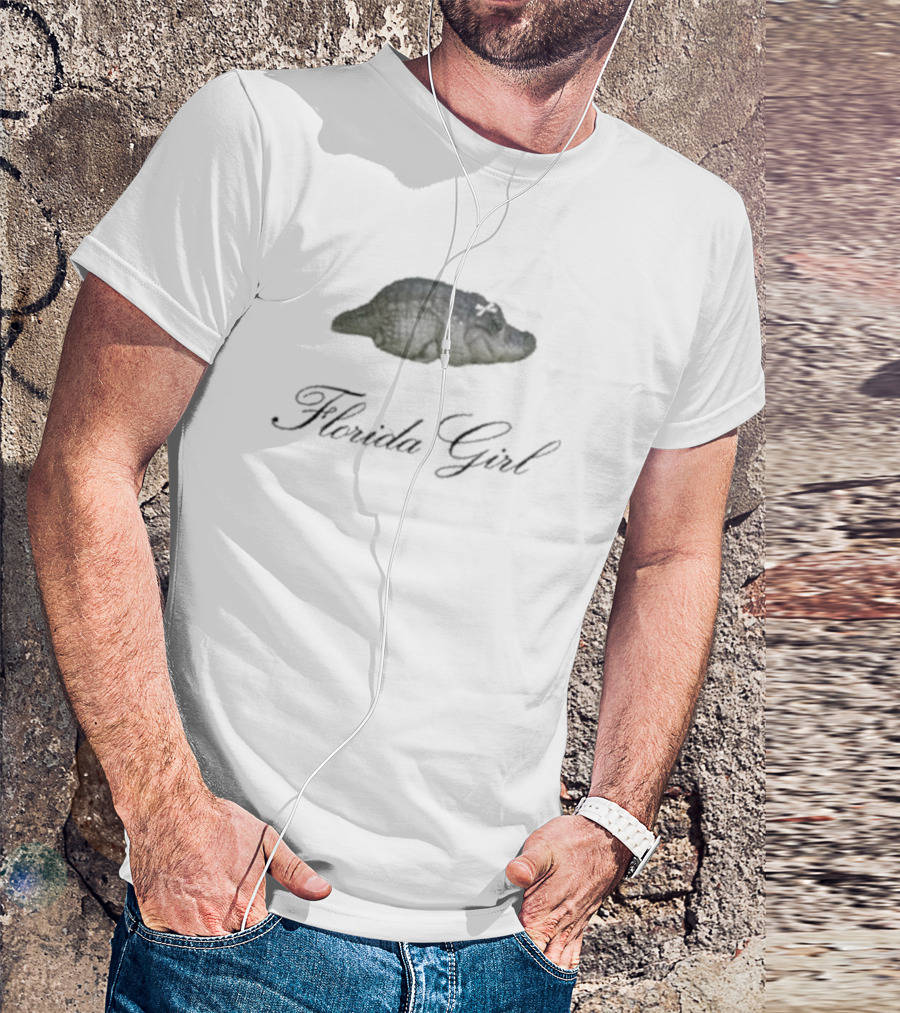 Florida Girl Baby Gator Coquette T-Shirt