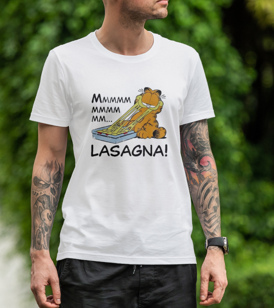 Garfield Mmmmmmmm MM Lasagna T-Shirt