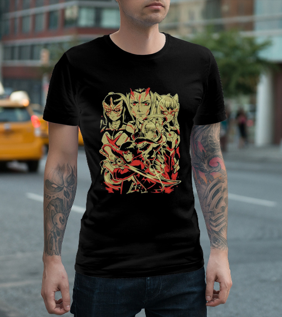 Cycle of Life and Death Anime Warriors T-Shirt
