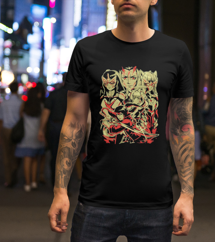Cycle Of Life And Death Anime Warriors T-Shirt