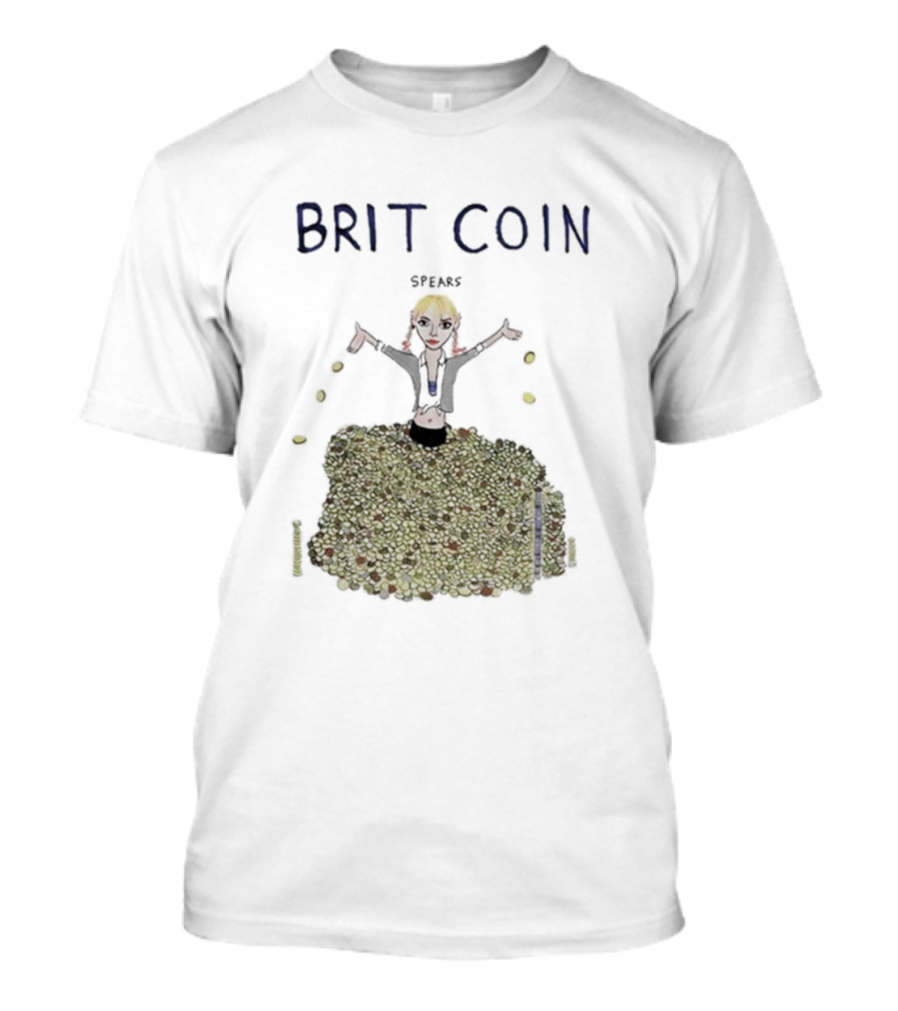 Brit Coin Spears Dave Portnoy T-Shirt
