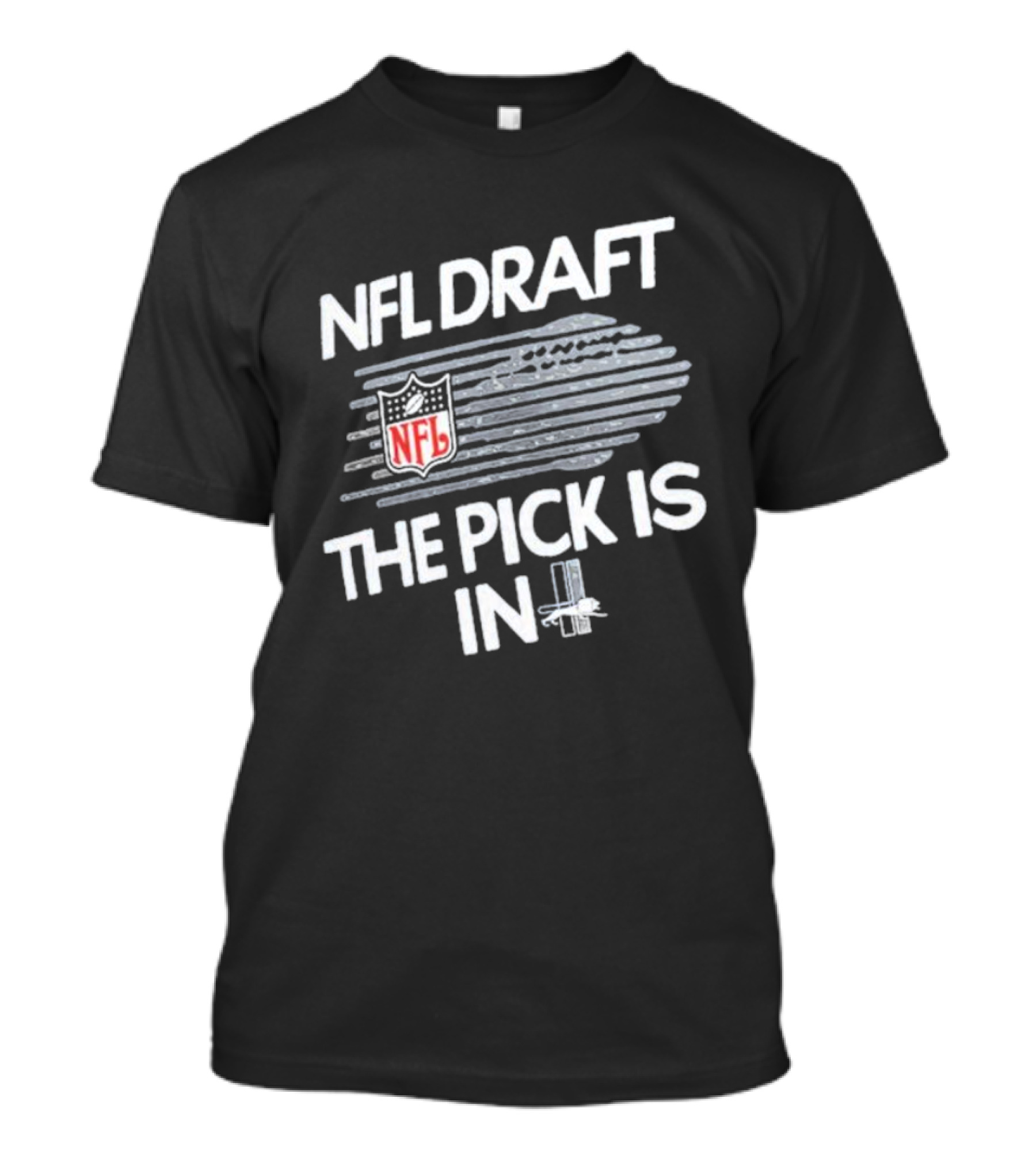Detroit Lions Homage 2024 NFL Draft The Pick Is In Tri-blend T-Shirt