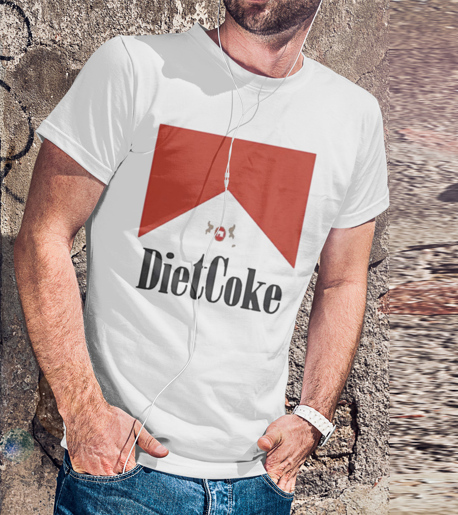 Diet Coke Marlboro Parody Cigarettes T-Shirt