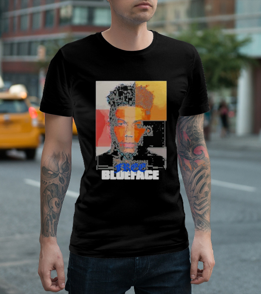 Free Blueface Dinero Jones Album Multicolor T-Shirt