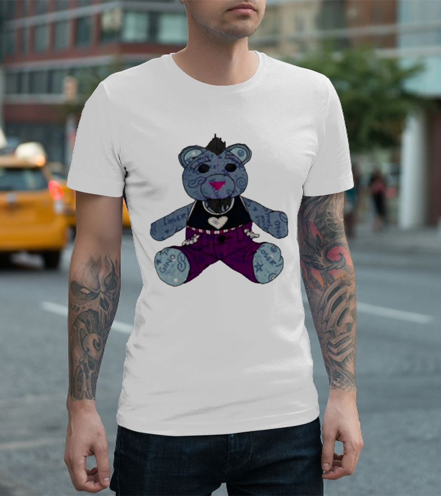Doodle Bear Killian Krowe Bear Loser One Gino T-Shirt