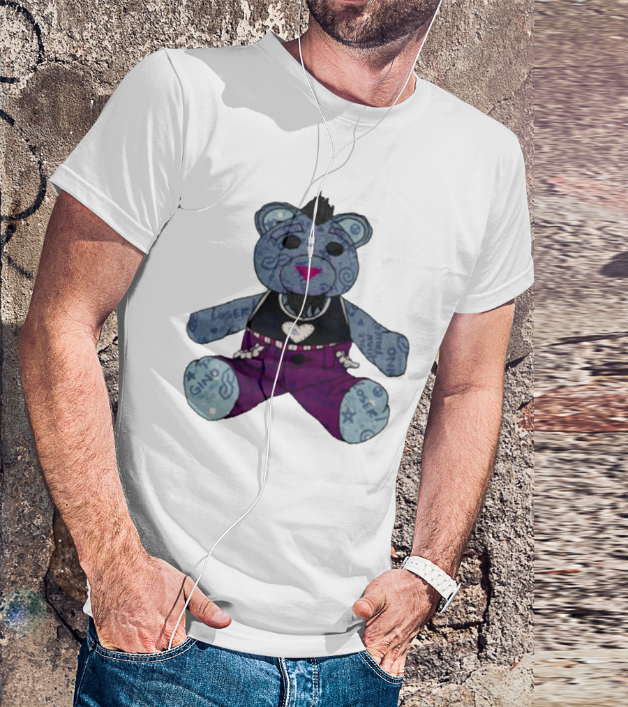 Doodle Bear Killian Krowe Bear Loser One Gino T-Shirt