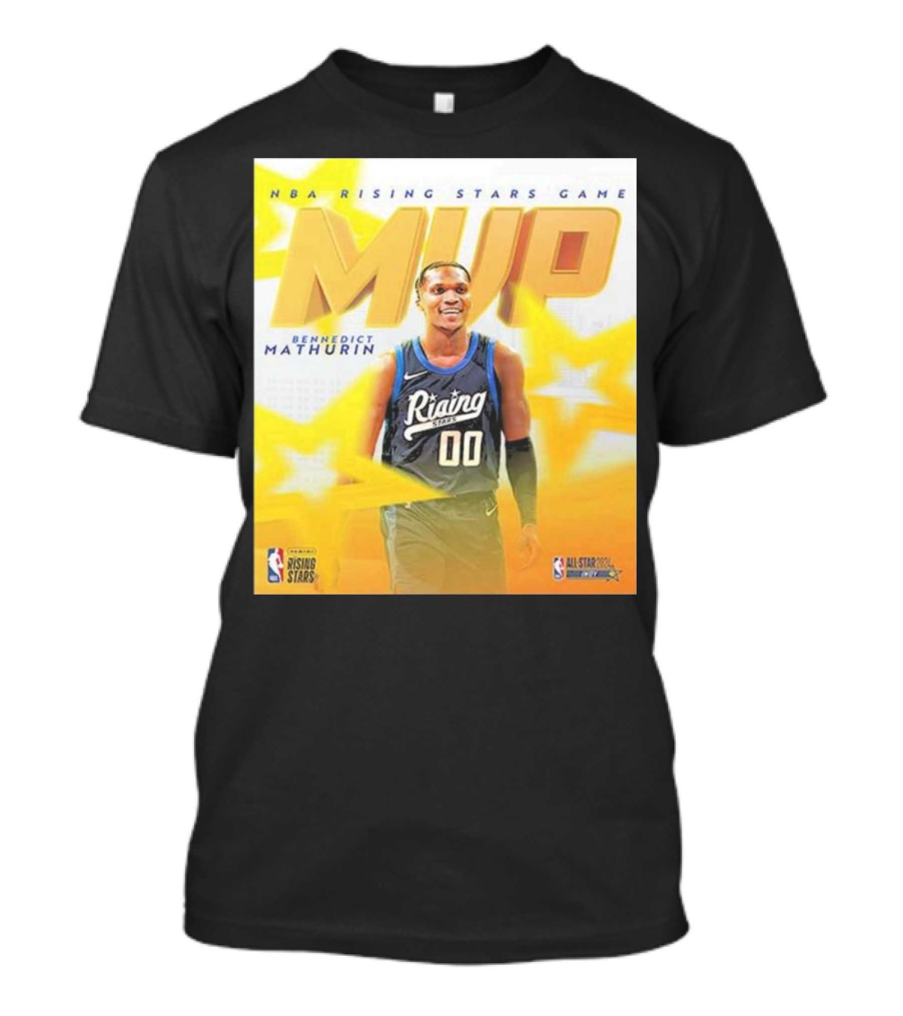 NBA Rising Stars Game MVP Bennedict Mathurin 2024 All-Star Classic T-Shirt