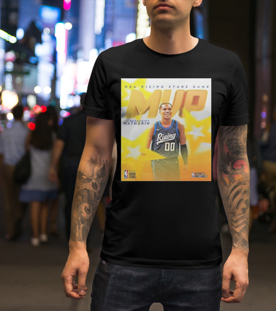NBA Rising Stars Game MVP Bennedict Mathurin 2024 All-Star Classic T-Shirt