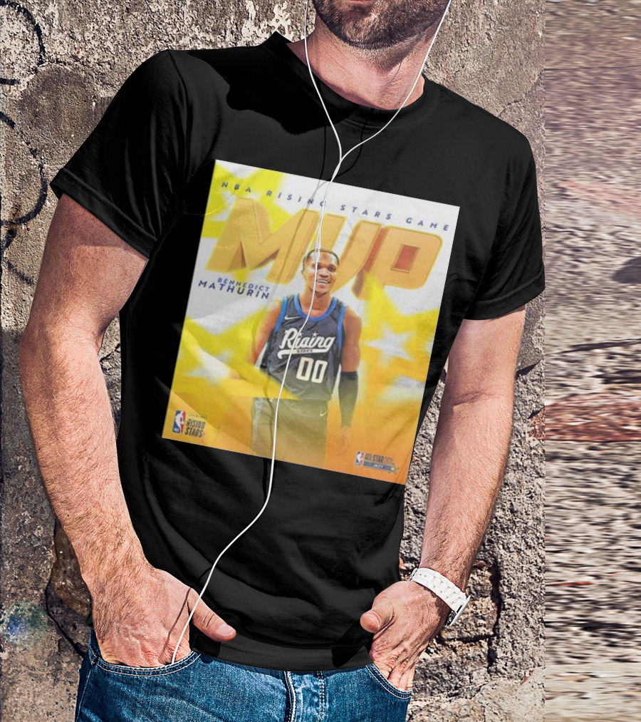 NBA Rising Stars Game MVP Bennedict Mathurin 2024 All-Star Classic T-Shirt