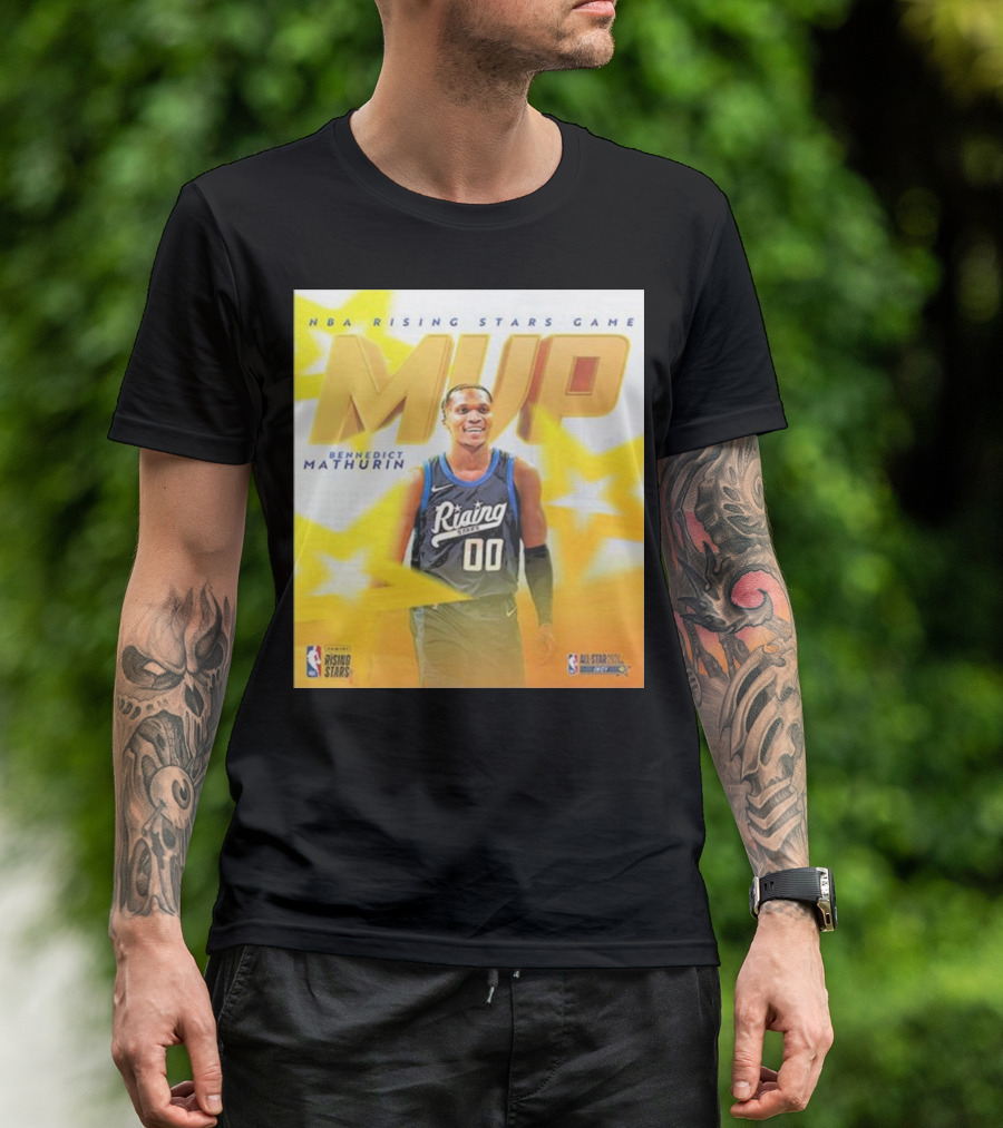 NBA Rising Stars Game MVP Bennedict Mathurin 2024 All-Star Classic T-Shirt