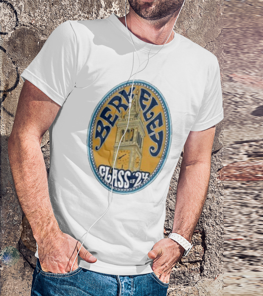 Berkeley Class Of 24 Sather Tower Oval T-Shirt