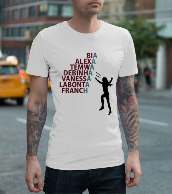 Bia Alexa Temwa Debinha Vaness Labonta Franch Volleyball Player T-Shirt