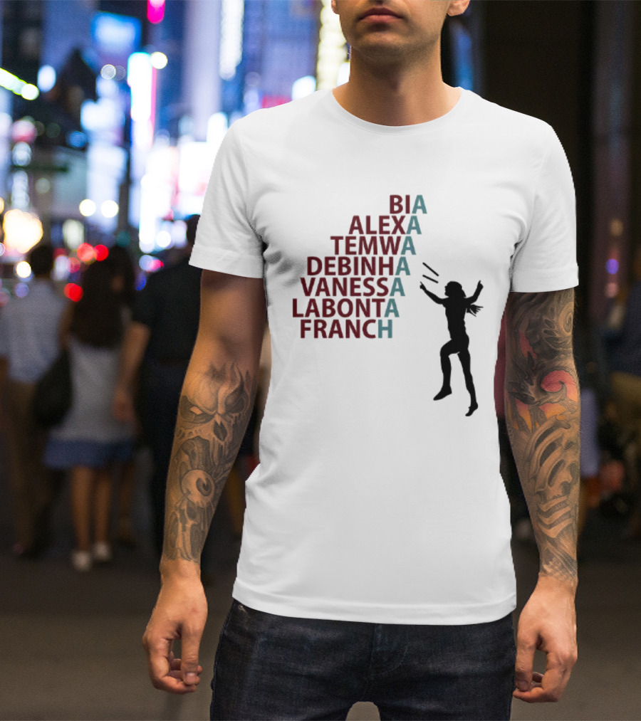 Bia Alexa Temwa Debinha Vaness Labonta Franch Volleyball Player T-Shirt