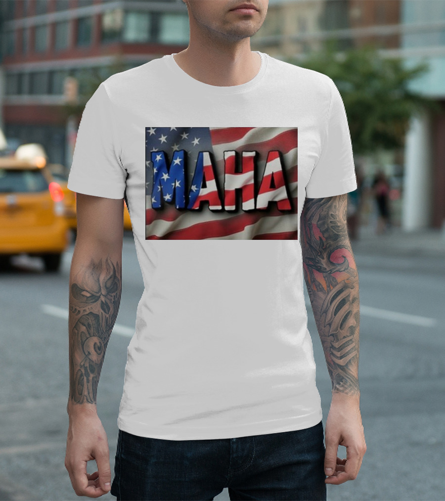 Bryce Lipscomb Maha Make America Healthy Again USA Flag T-Shirt