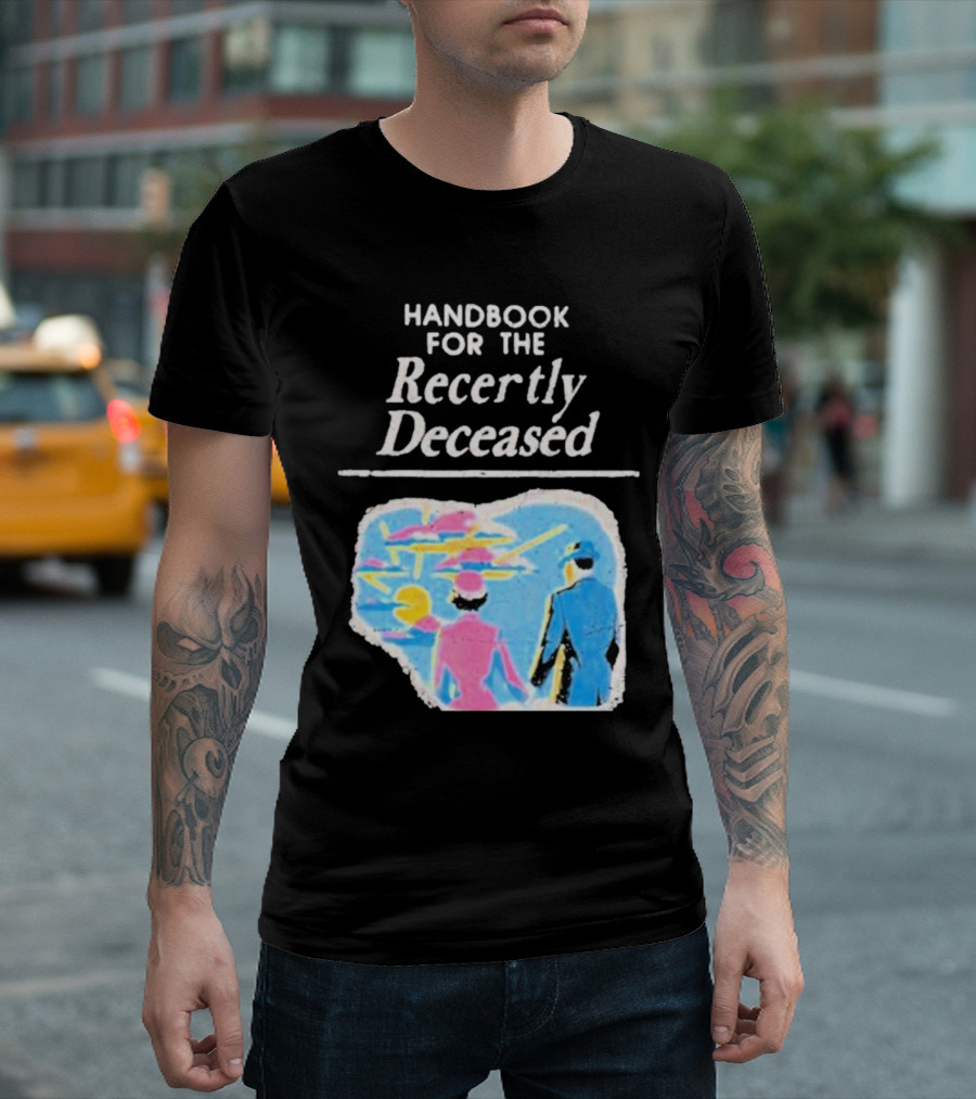 Handbook for the Recently Deceased Our Flag Means Death Band Logo Mash Up T-Shirt
