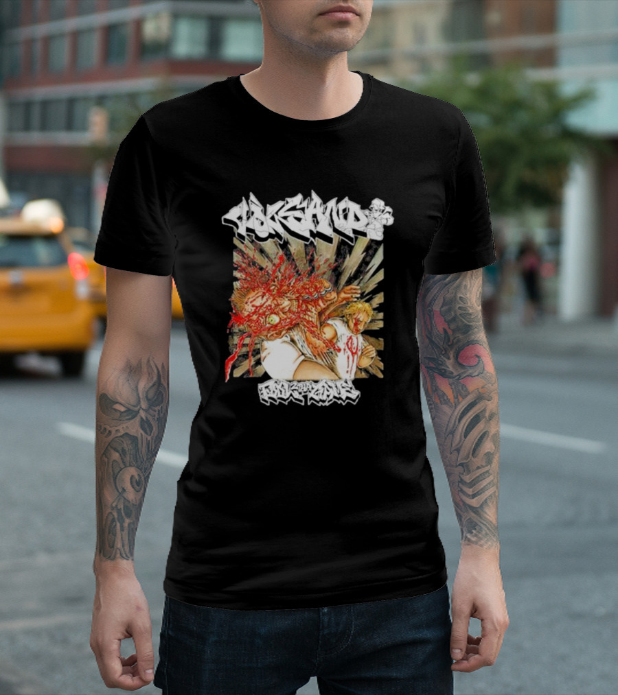 Holy Mountain Printing Volcano Punch 2024 Pukeamo Two-Ton Gangsta T-Shirt