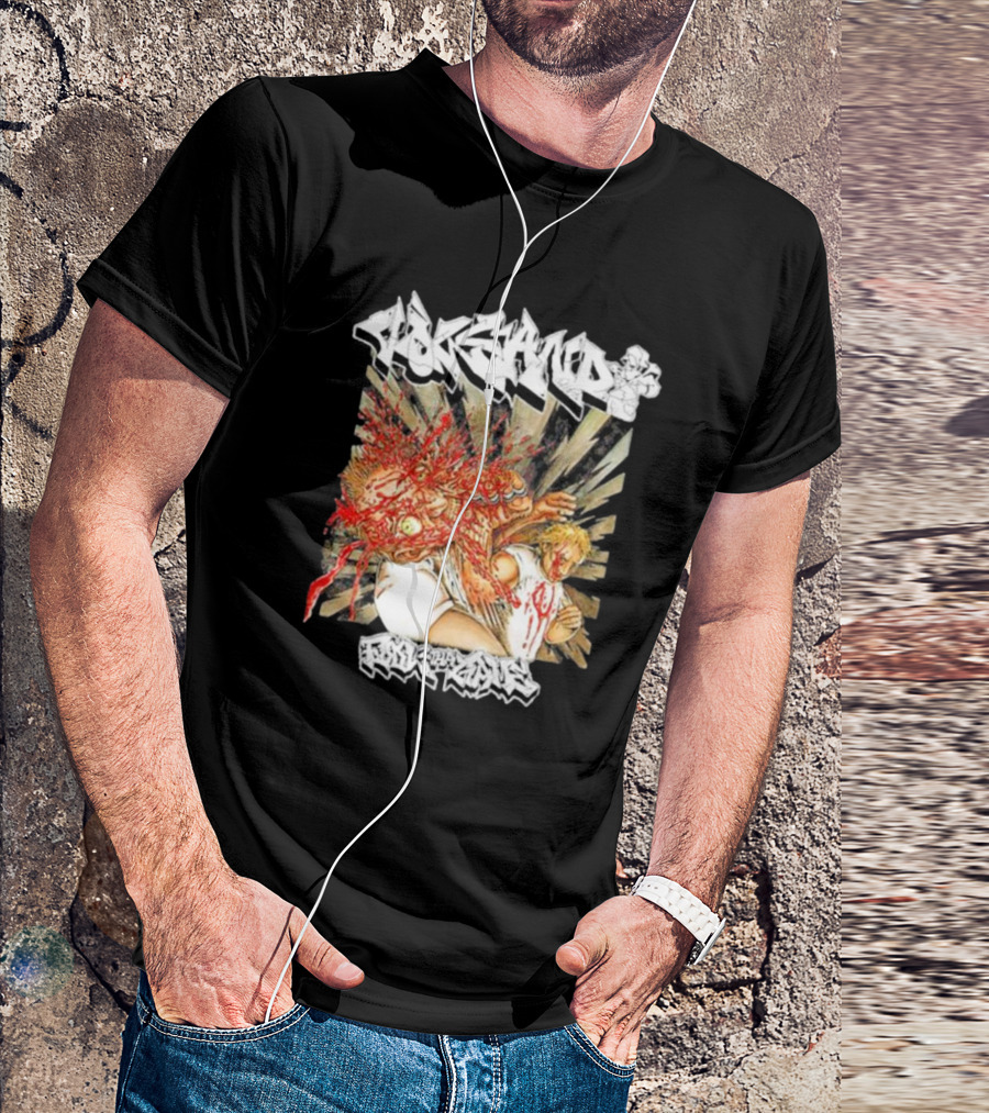 Holy Mountain Printing Volcano Punch 2024 Pukeamo Two-Ton Gangsta T-Shirt