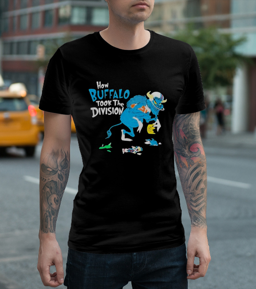 How Buffalo Took The Division Charging Blue Mascot T-Shirt