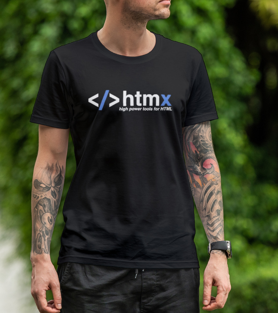 Htmx High Power Tools For HTML Code Enhancement T-Shirt