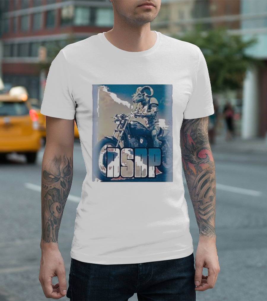 ASAP Goat Biker T-Shirt