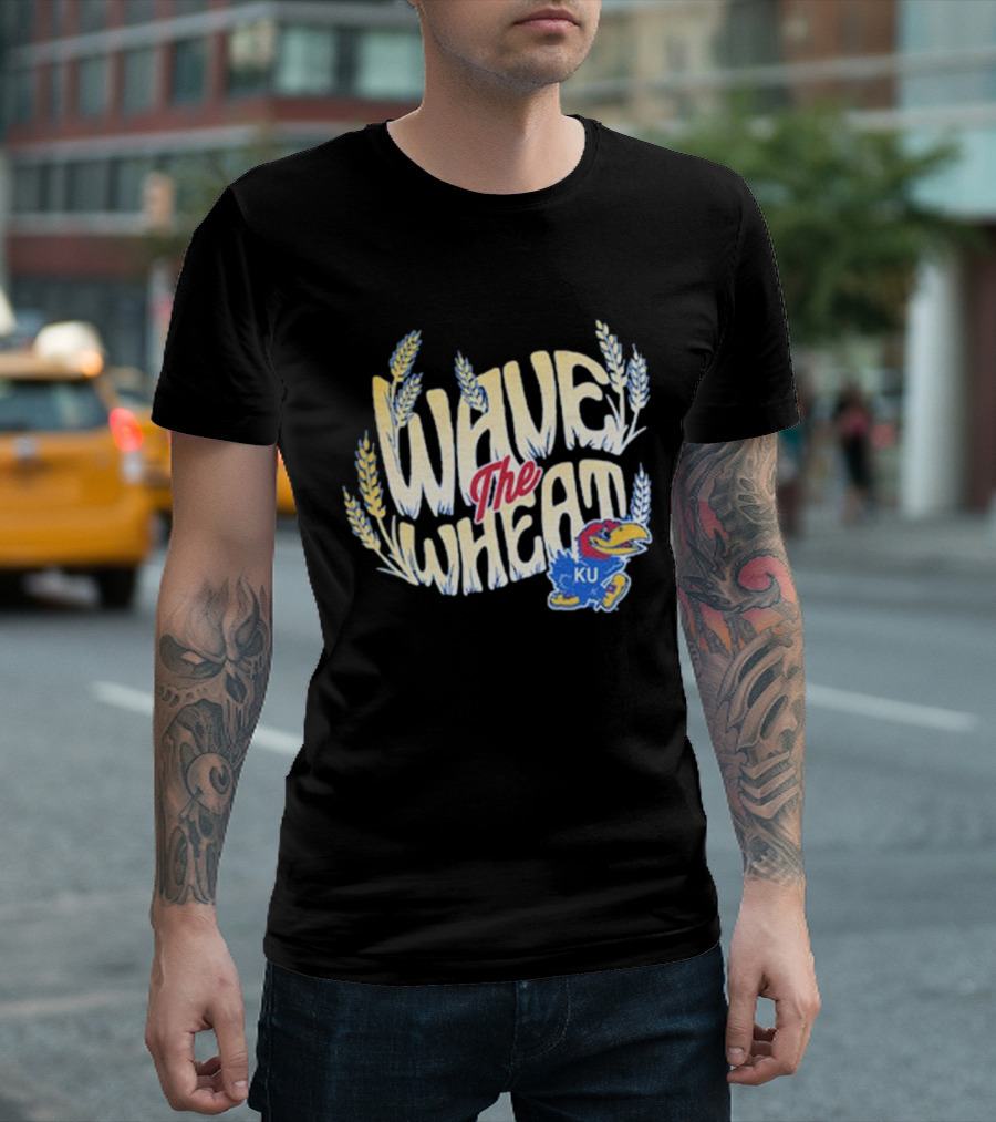 KU Jayhawks Wave the Wheat T-Shirt