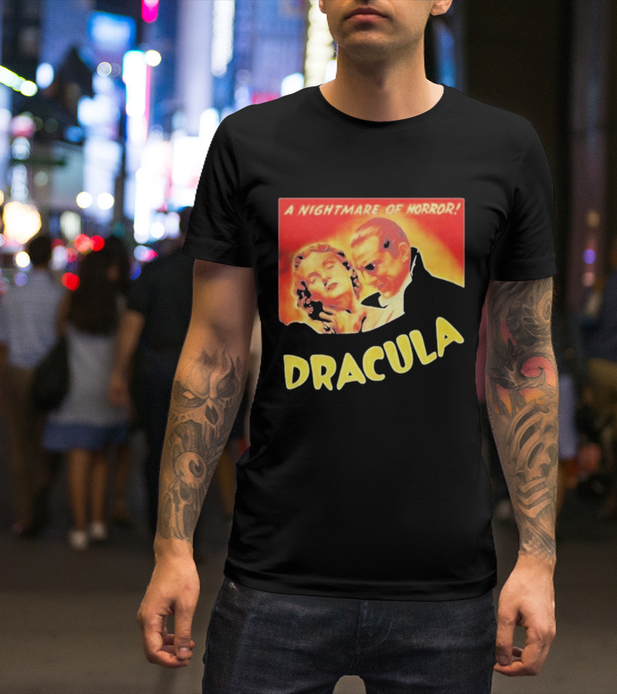 Dracula 1931 A Nightmare Of Horror Film Halloween T-Shirt