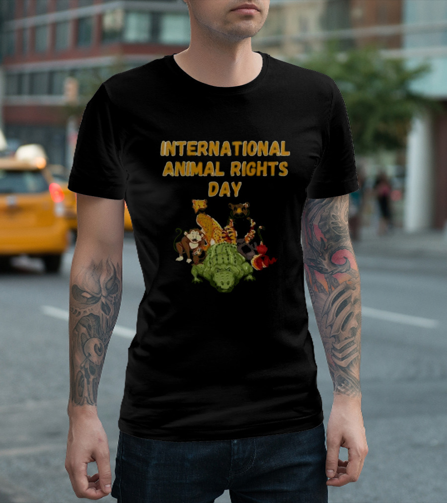 International Animal Rights Day with Wild Animal T-Shirt