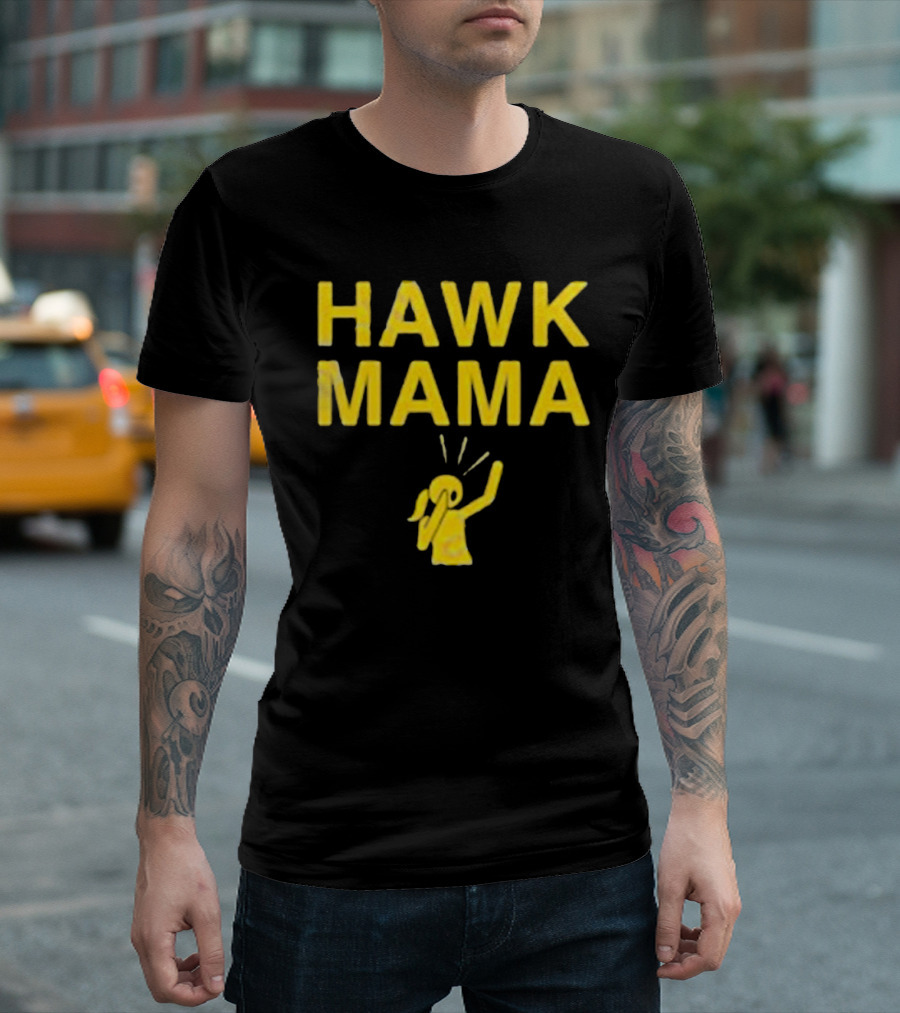 Iowa Hawk Mama Fan Enthusiast T-Shirt