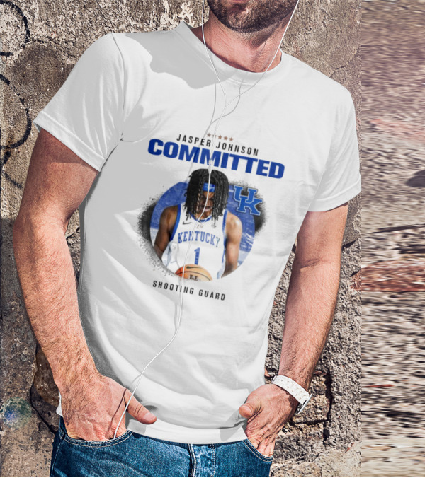 Jasper Johnson Committed Shooting Guard Kentucky Basketball T-Shirt