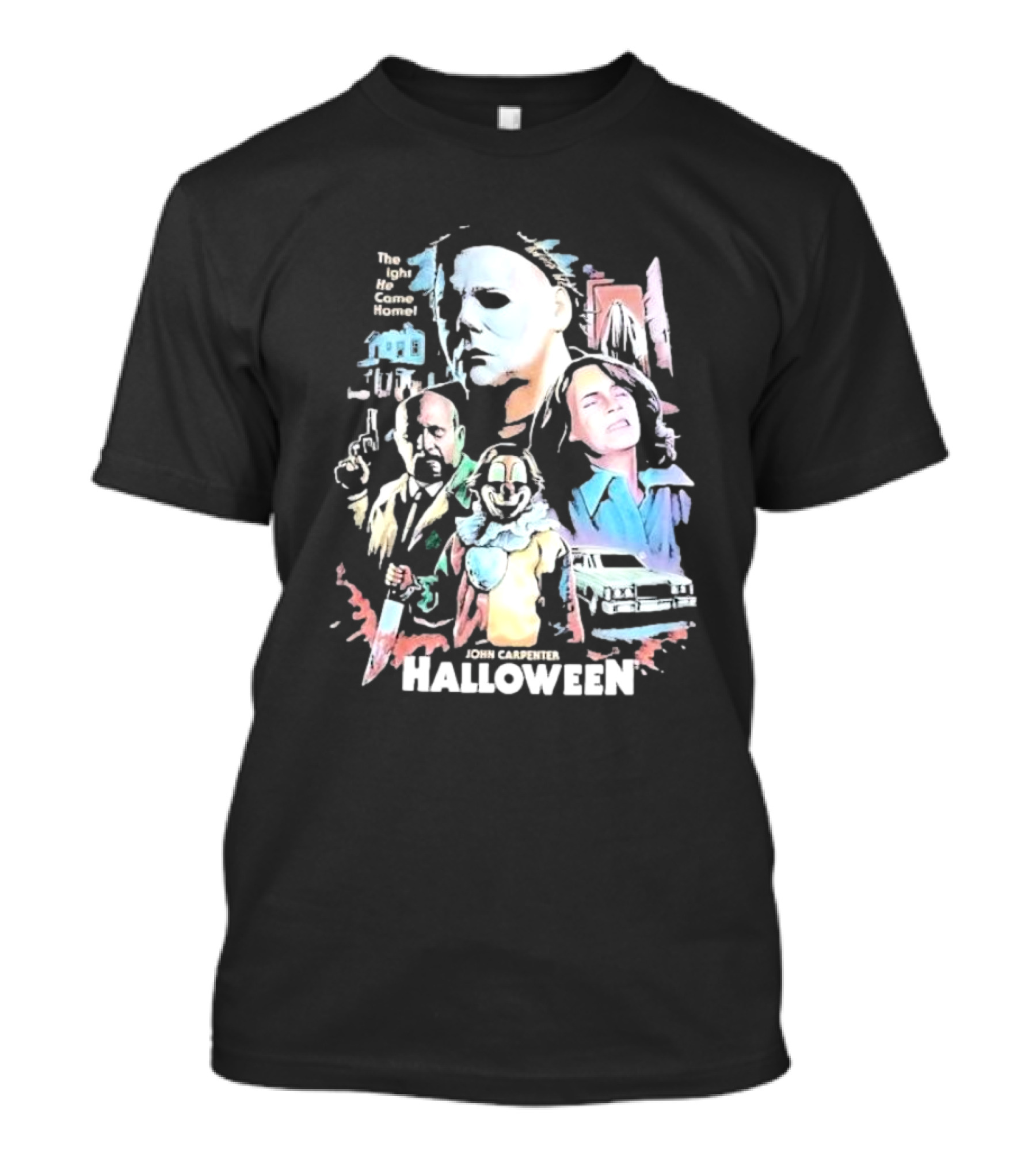 John Carpenter Halloween The Night He Came Home Michael Myers T-Shirt