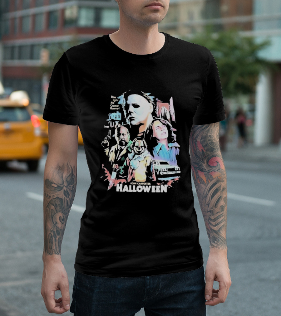 John Carpenter Halloween The Night He Came Home Michael Myers T-Shirt