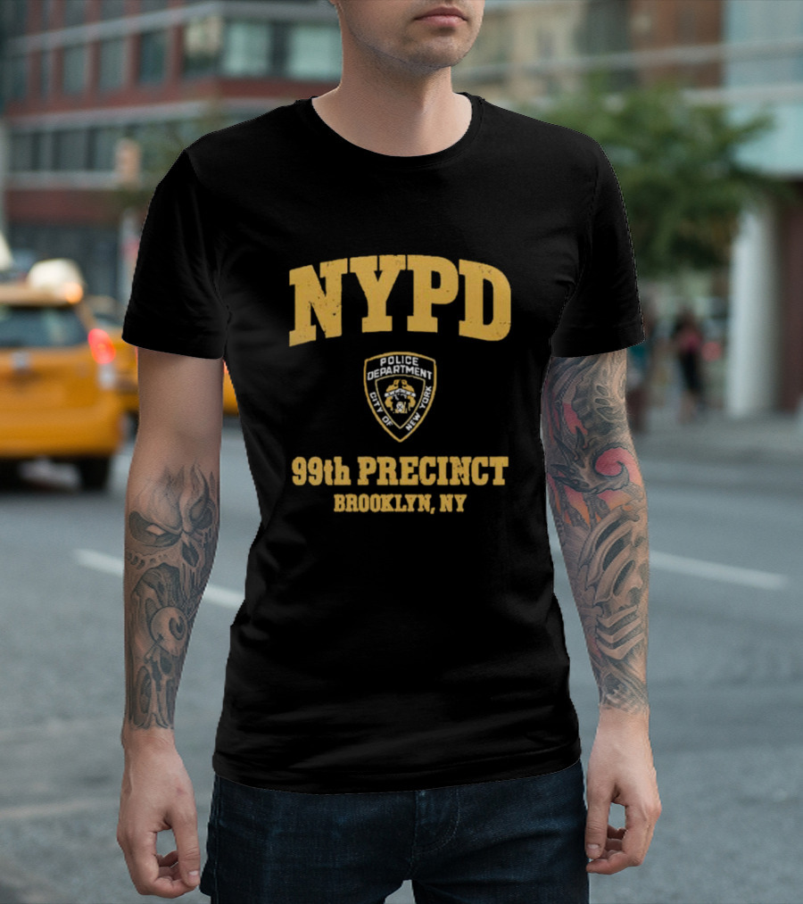 NYPD Police Department City of New York 99th Precinct Brooklyn NY T-Shirt
