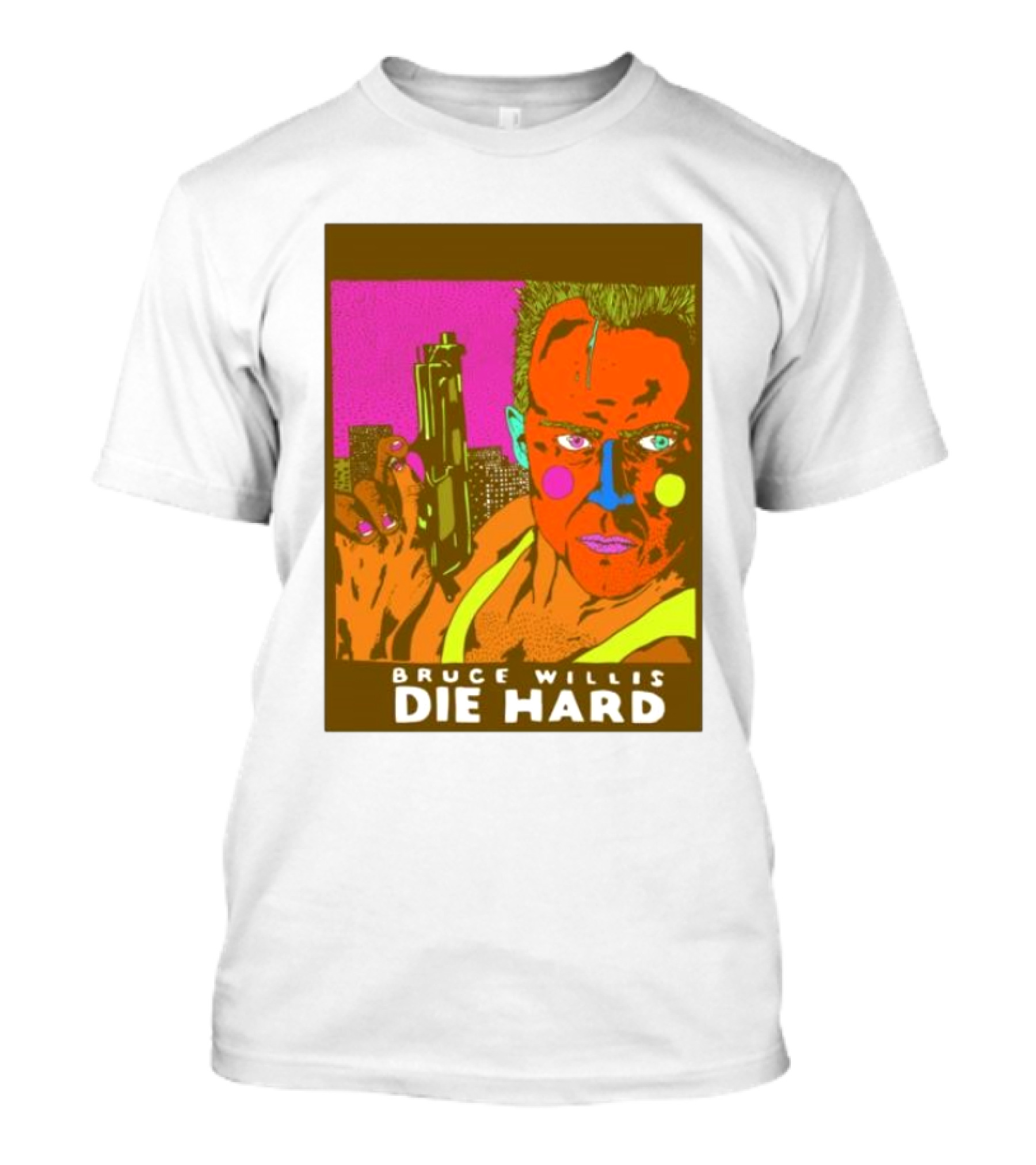 Bruce Willis Die Hard Pop T-Shirt