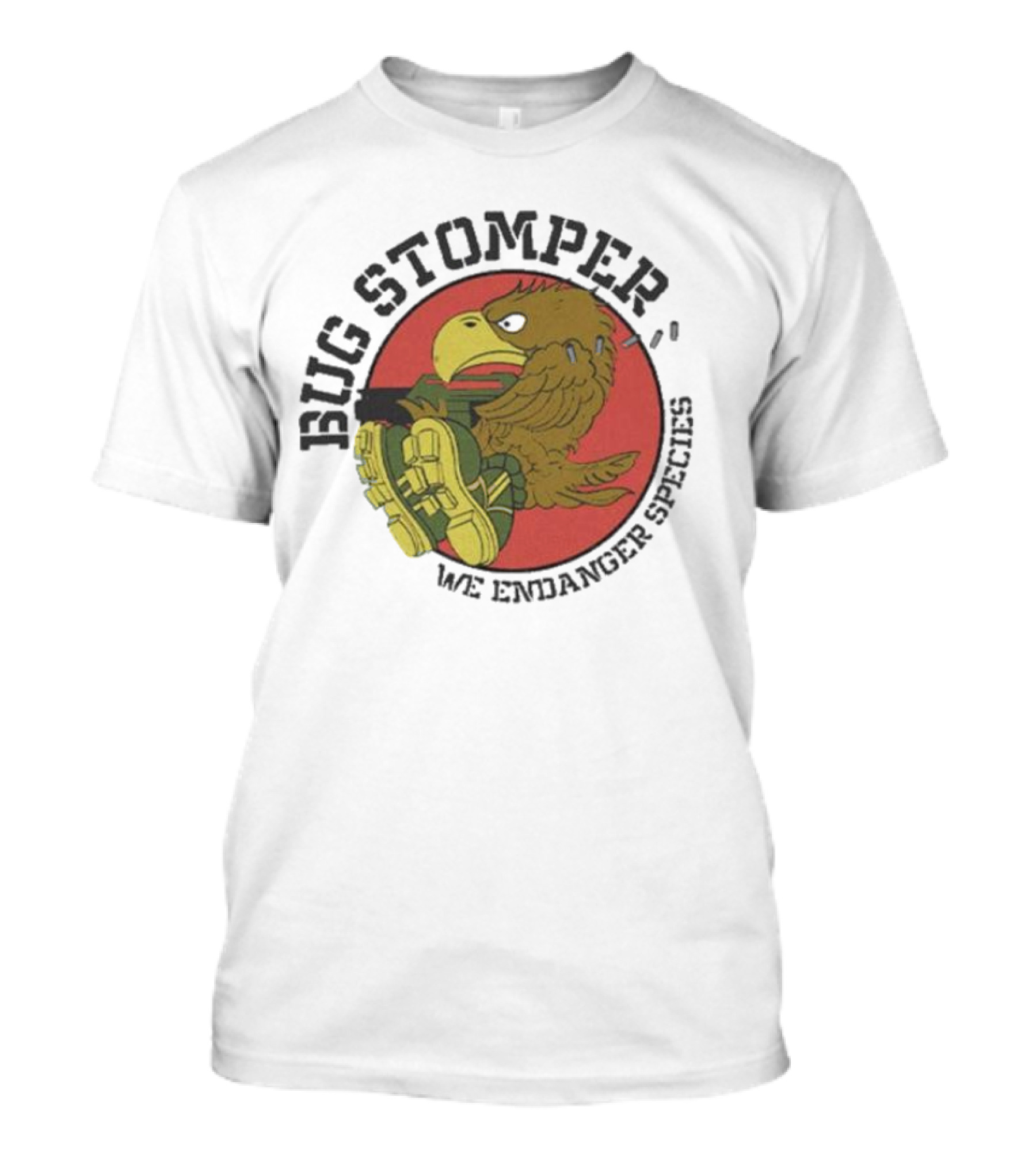 Colonial Marines Bug Stomper We Endanger Species T-Shirt