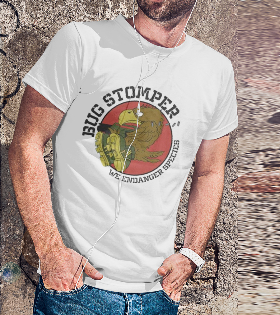 Colonial Marines Bug Stomper We Endanger Species T-Shirt