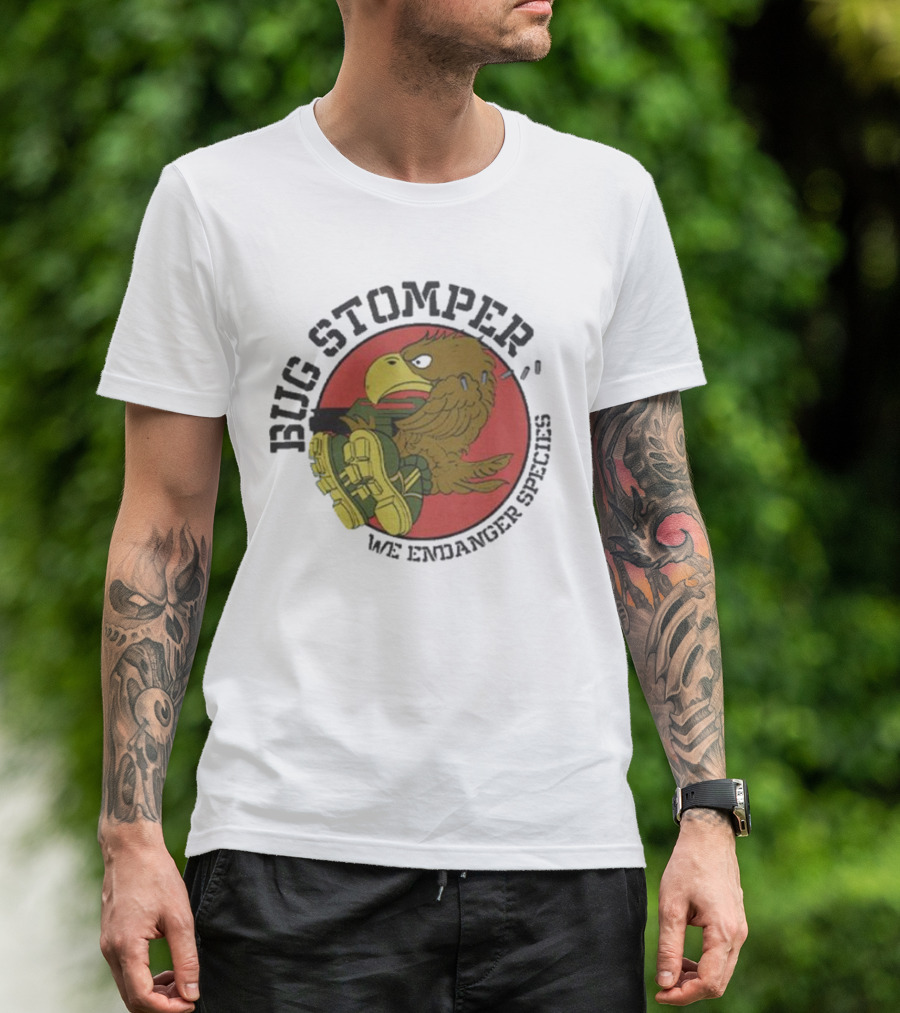 Colonial Marines Bug Stomper We Endanger Species T-Shirt