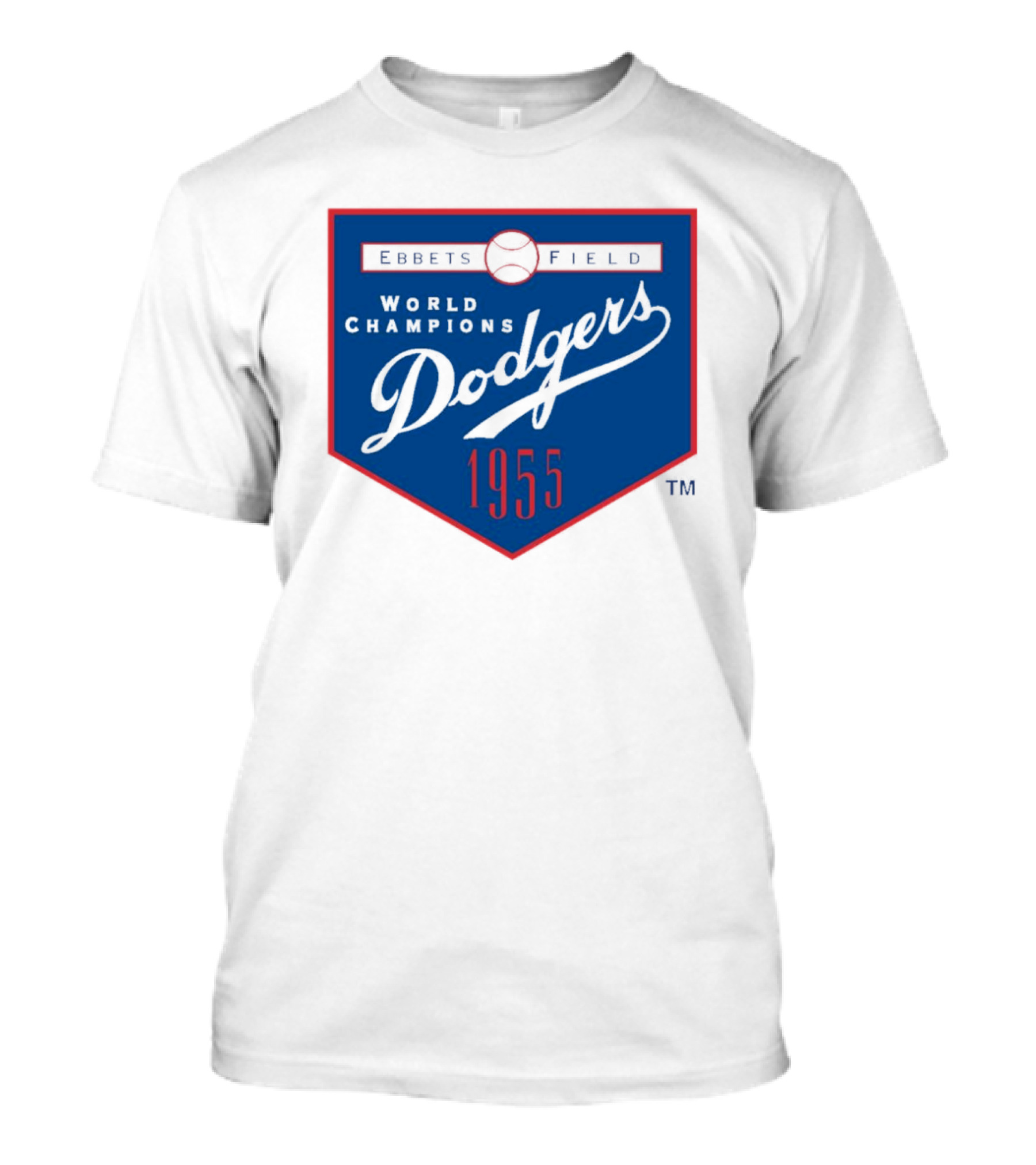 Ebbets Field World Champions Dodgers 1955 T-Shirt