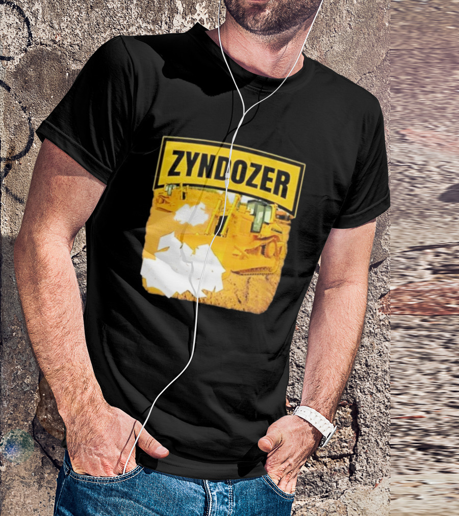 Zyndozer Funny Ahh Tees Bulldozer Image T-Shirt