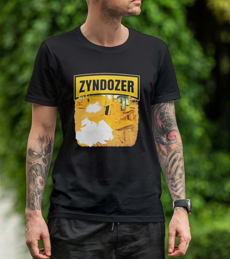 Zyndozer Funny Ahh Tees Bulldozer Image T-Shirt