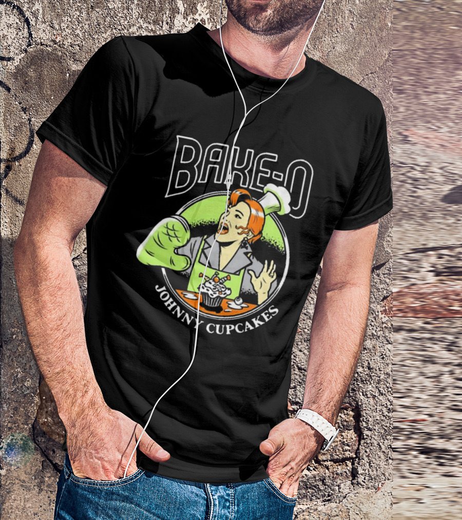 BAKE-O Johnny Cupcakes Retro Chef Cupcake Explosion T-Shirt