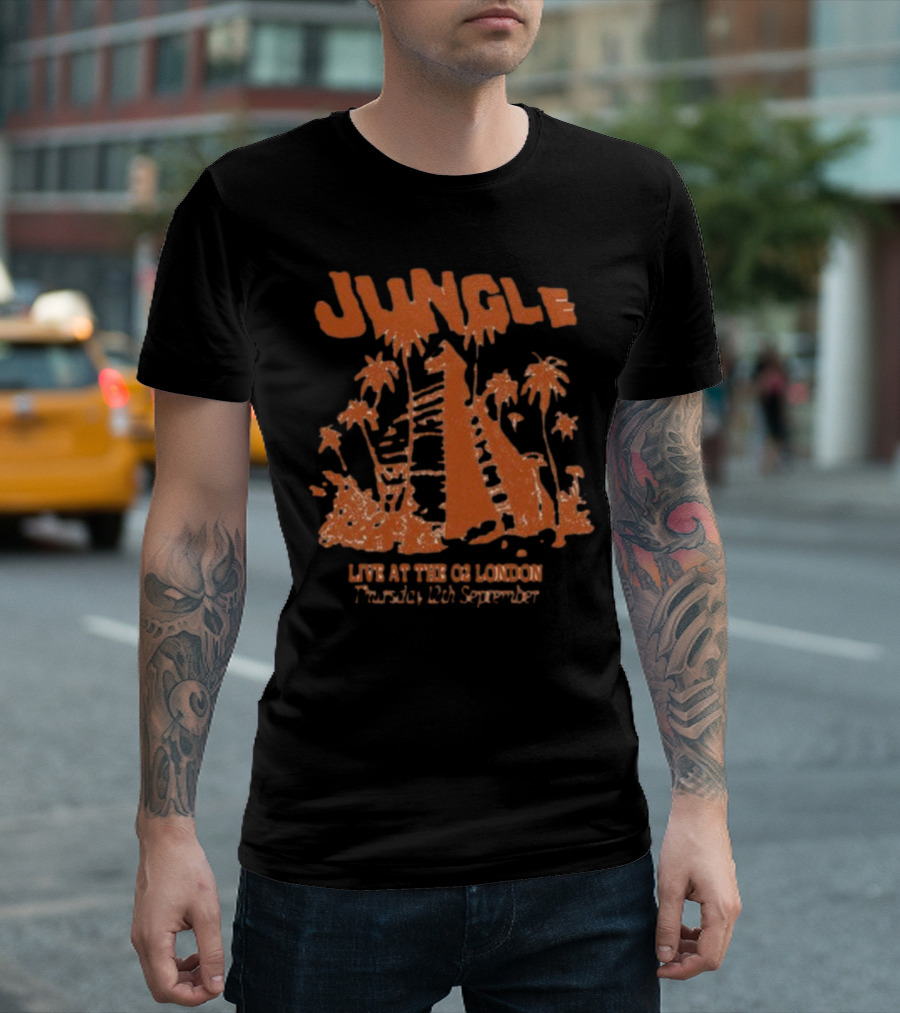 Jungle Live At The O2 London Thursday 12th September T-Shirt