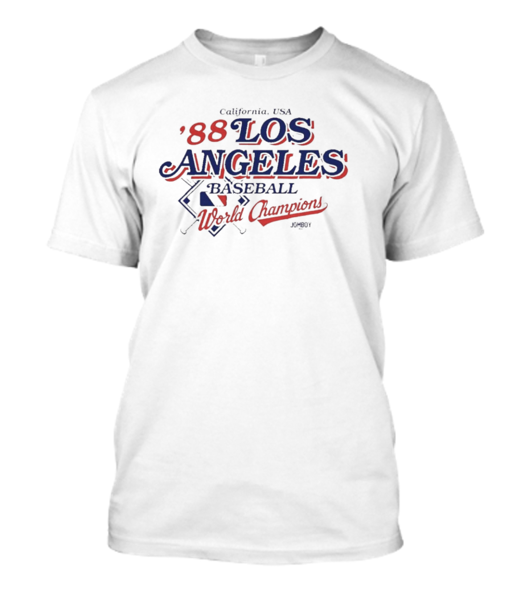 California USA Los Angeles Baseball '88 World Champions Vintage T-Shirt