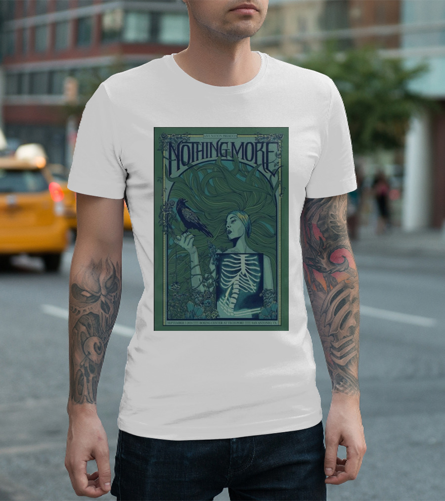 Live Nation Presents Nothing More September 5 2024 Boeing Center at Tech Port San Antonio TX T-Shirt