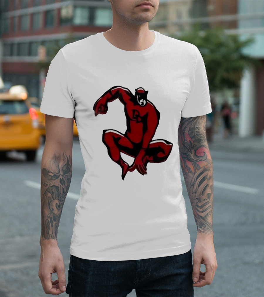 Charlie Cox Daredevil Red Suit Classic Marvel Hero T-Shirt