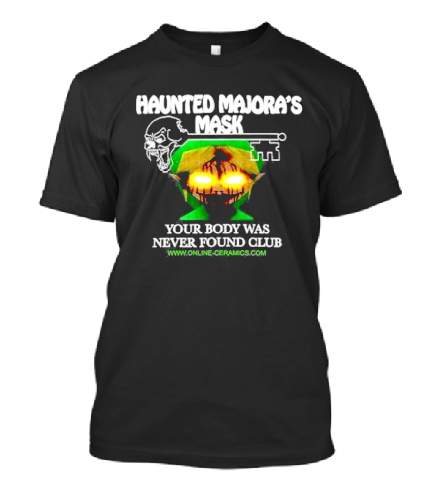 Haunted Majora's Mask Your Body Was Never Found Club Www.online-ceramics.com T-Shirt