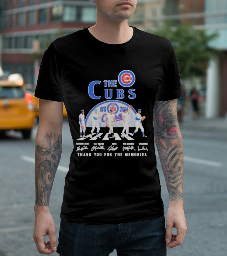 The Cubs 1876-2024 Thank You For The Memories Legendary Players Signatures T-Shirt