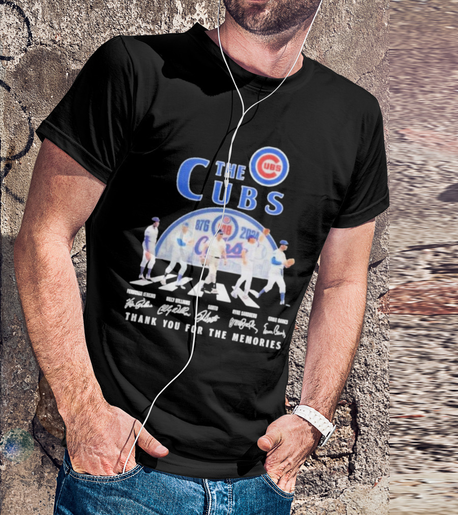 The Cubs 1876-2024 Thank You For The Memories Legendary Players Signatures T-Shirt