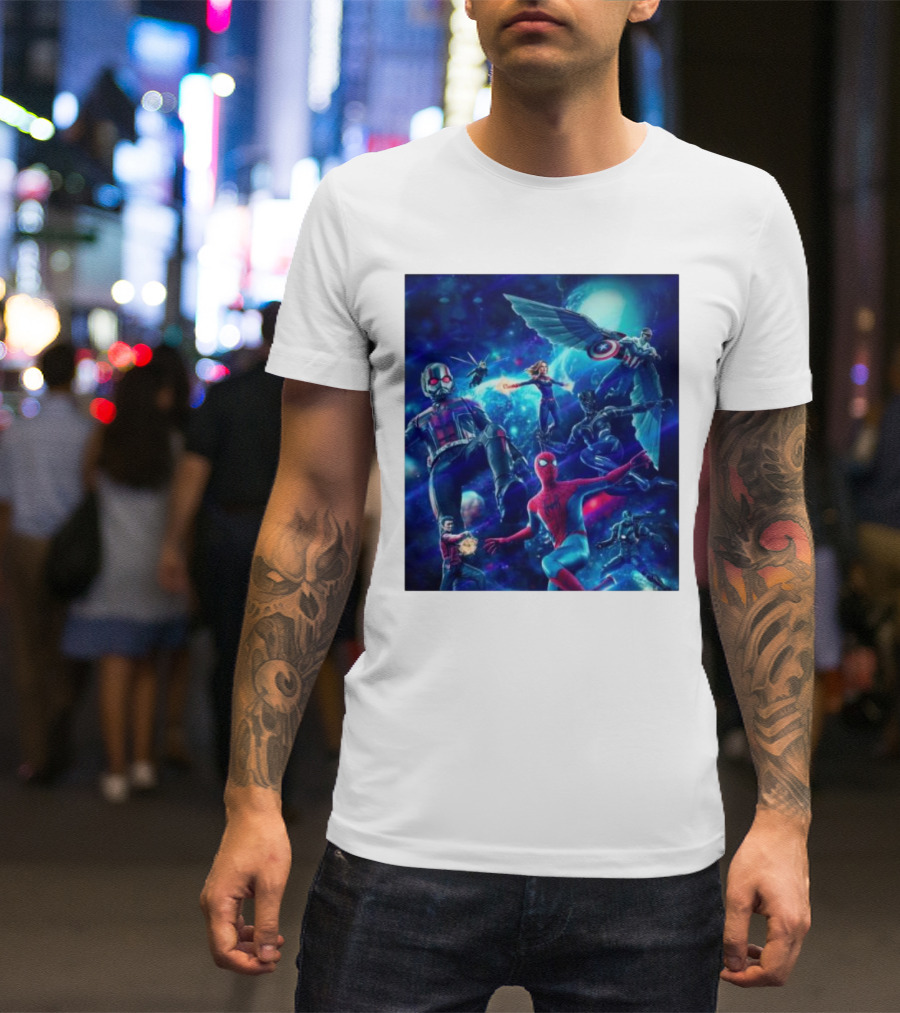 Avengers 5 Filming To Begin In 2025 With Spider-Man And Marvel Superheroes T-Shirt