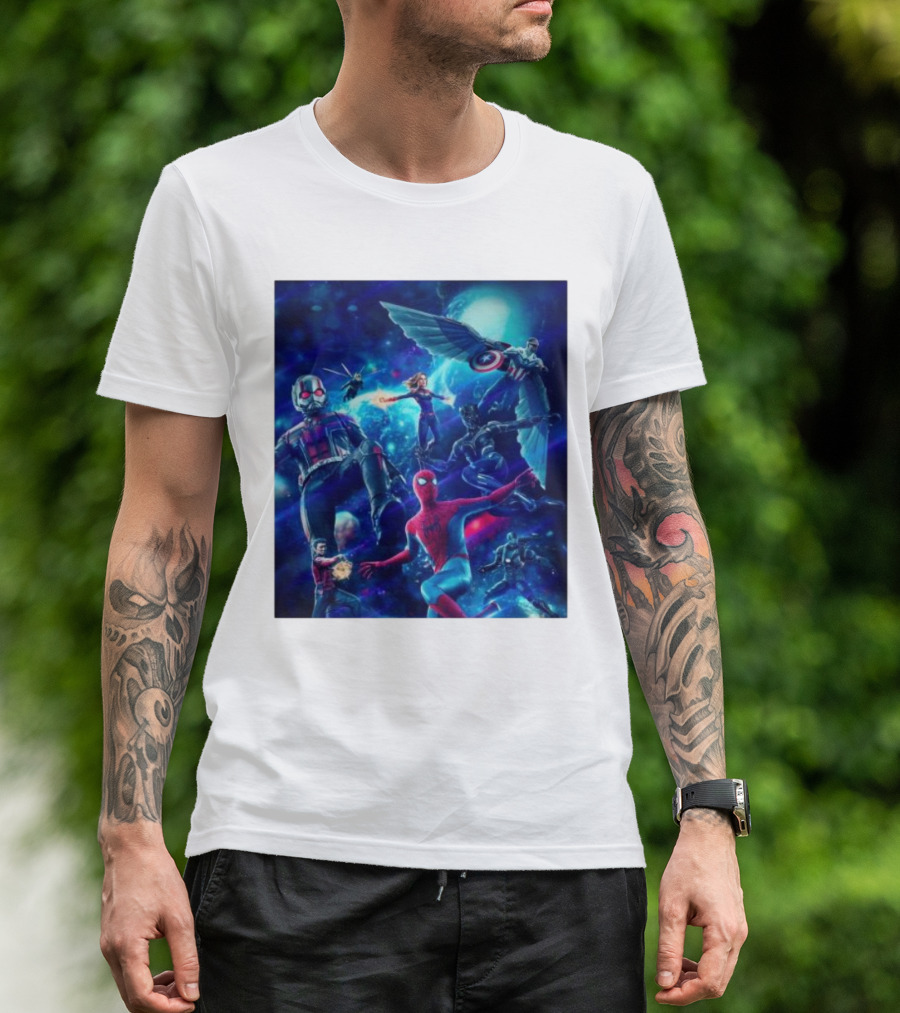 Avengers 5 Filming To Begin In 2025 With Spider-Man And Marvel Superheroes T-Shirt