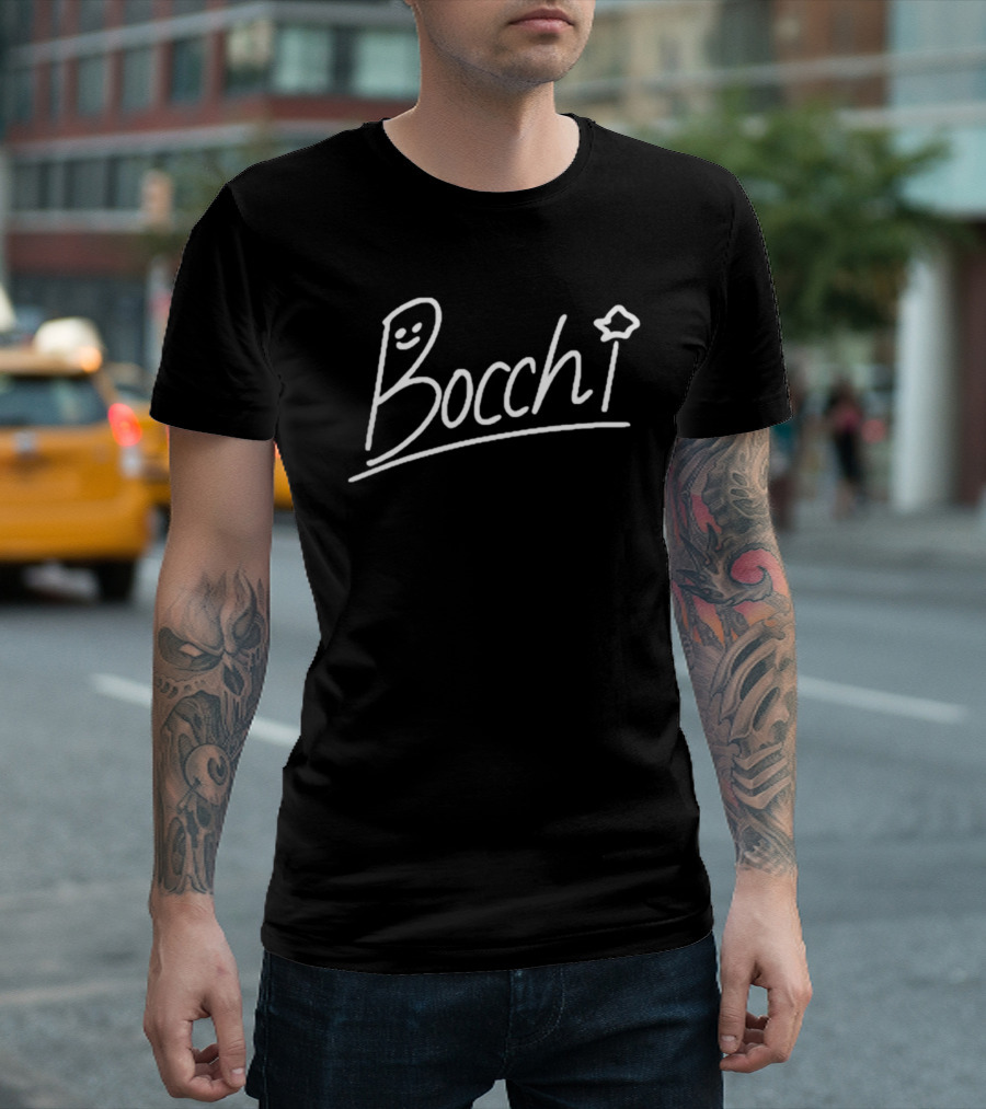 Bocchi Kuro VShojo Star Emoji T-Shirt